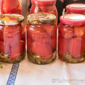 Маринованные помидоры на зиму. Пошаговый рецепт